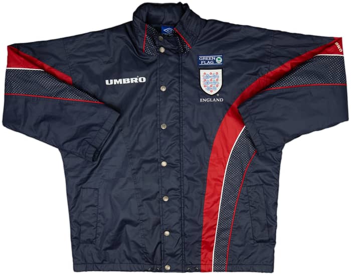 1998-00 England Umbro Padded Bench Coat - 8/10 - (M)