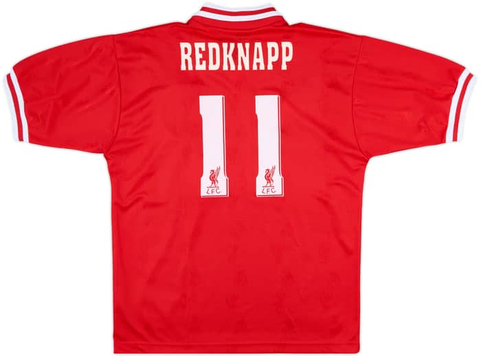 1996-98 Liverpool Home Shirt Redknapp #11 - 9/10 - (M)
