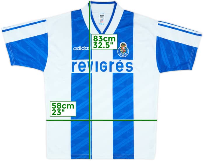 1994-95 Porto Home Shirt #9 - 6/10 - (L)