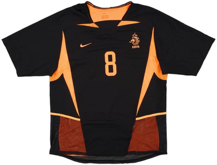 2002-04 Netherlands Player Issue Away Shirt Davids #8 - 9/10 - (L)