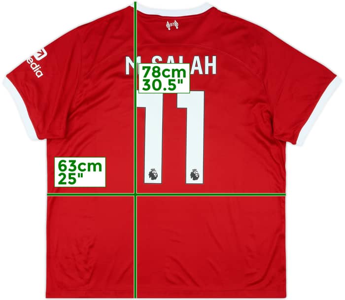 2023-24 Liverpool Home Shirt M.Salah #11 - 8/10 - (XXL)