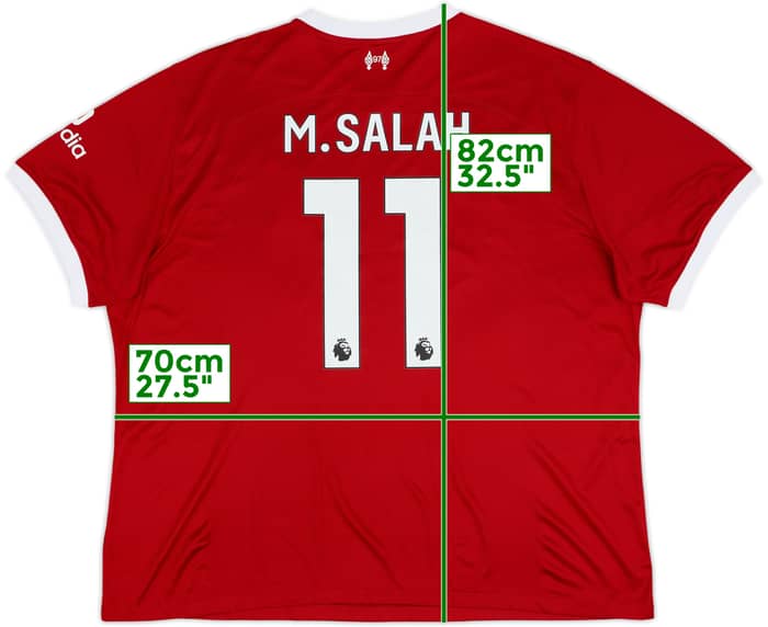 2023-24 Liverpool Home Shirt Salah #11 - 10/10 - (3XL)