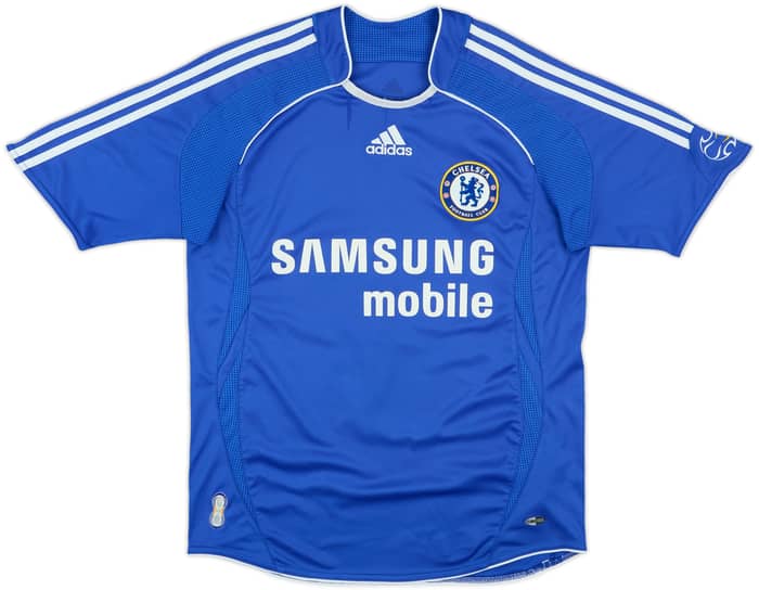 2006-08 Chelsea Home Shirt Drogba #11 - 6/10 - (L.Boys)