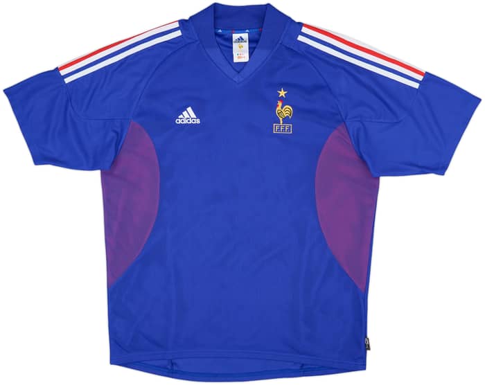 2002-04 France Home Shirt Zidane #10 - 7/10 - (L)