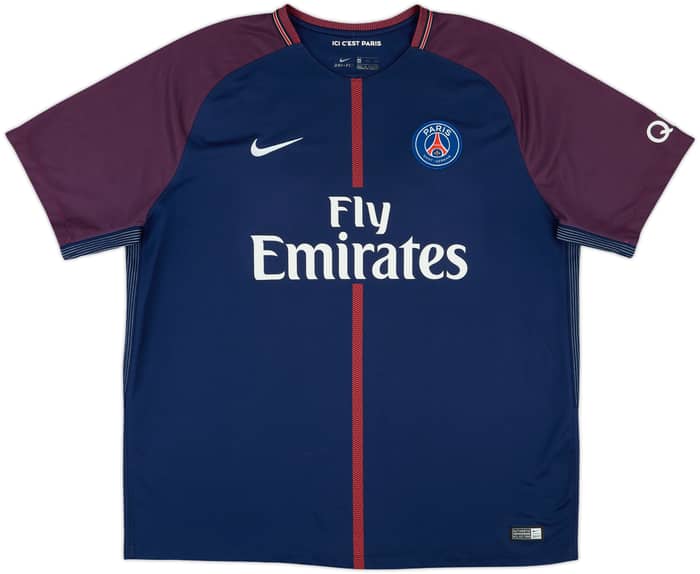 2017-18 Paris Saint-Germain Home Shirt Mbappe #29 - 9/10 - (XXL)