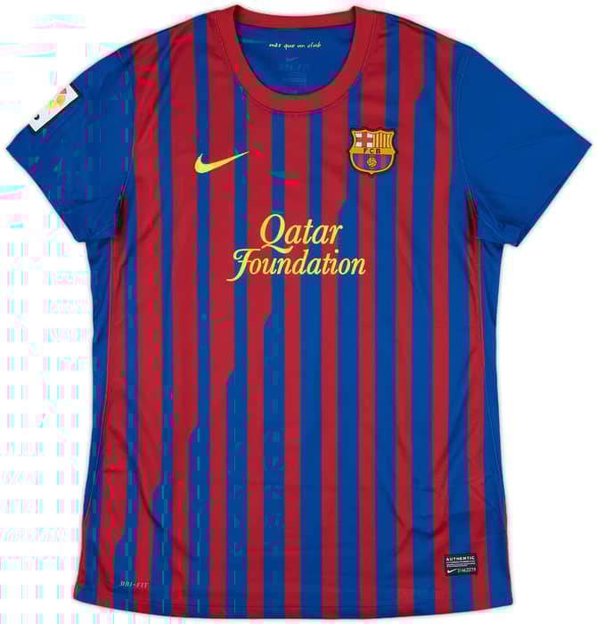 2011-12 Barcelona Home Shirt Fabregas #4 - 9/10 - (Women's M)