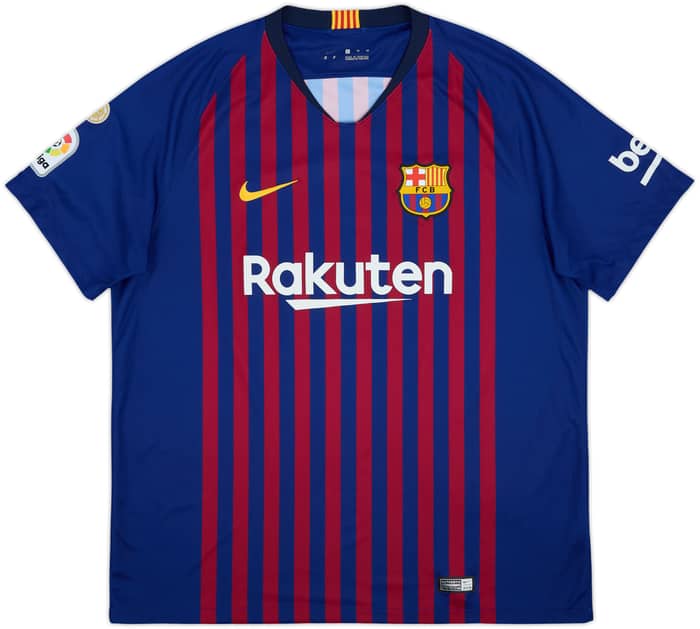 2018-19 Barcelona Home Shirt Coutinho #7 - 9/10 - (XL)
