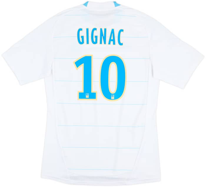 2010-11 Olympique Marseille Home Shirt Gignac #10 - 6/10 - (M)