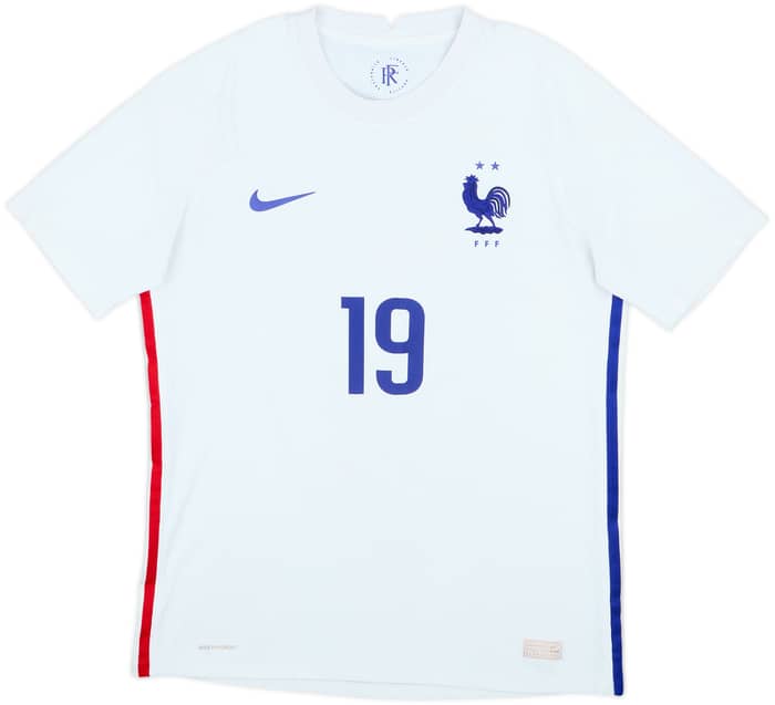 2020-21 France Authentic Away Shirt Benzema #19 - 8/10 - (M)