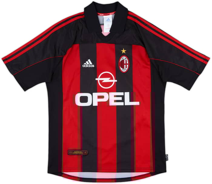 2000-02 AC Milan Home Shirt Shevchenko #7 - 9/10 - (M)