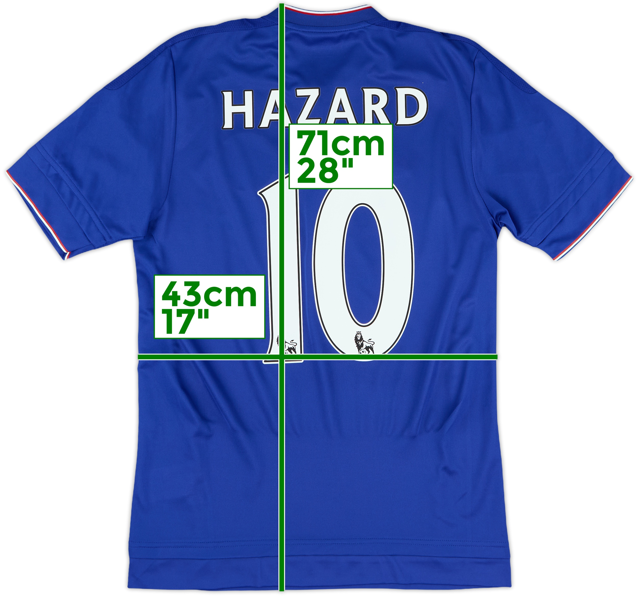 2015-16 Chelsea Home Shirt Hazard #10 - 8/10 - (XS)