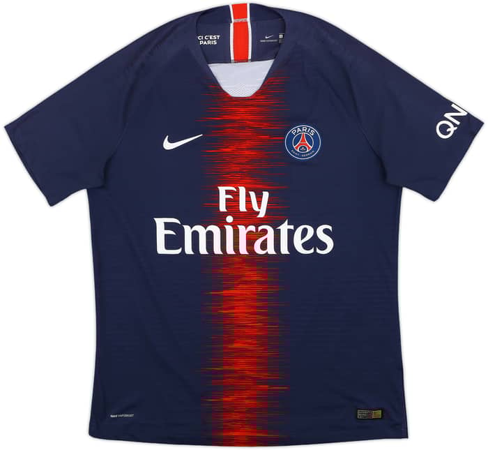 2018-19 Paris Saint-Germain Player Issue Home Shirt Mbappe #7 - 10/10 - (L)