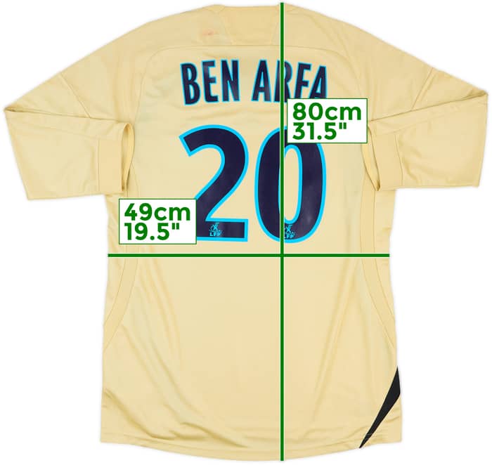 2008-09 Olympique Marseille Third Shirt Ben Arfa #20 - 6/10 - (M)