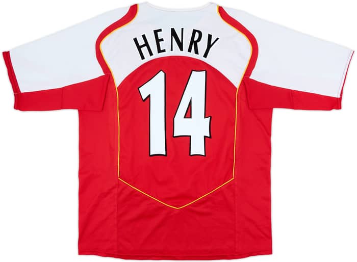2004-05 Arsenal Home Shirt Henry #14 - 7/10 - (XL)