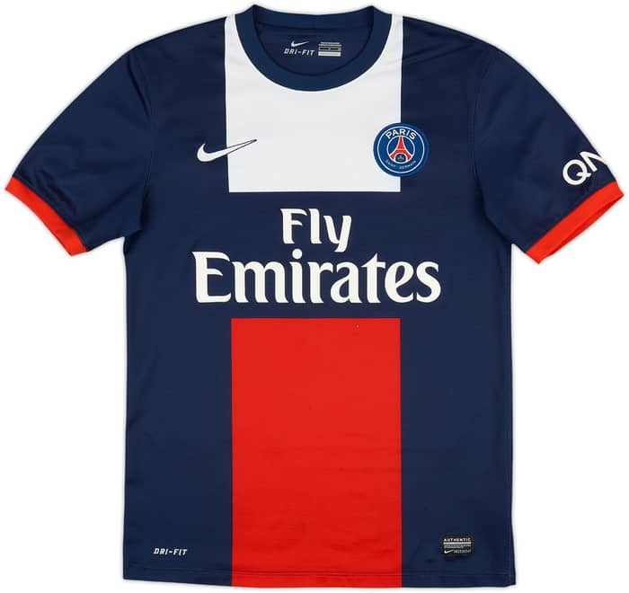 2013-14 Paris Saint-Germain Home Shirt Beckham #32 - 8/10 - (S)