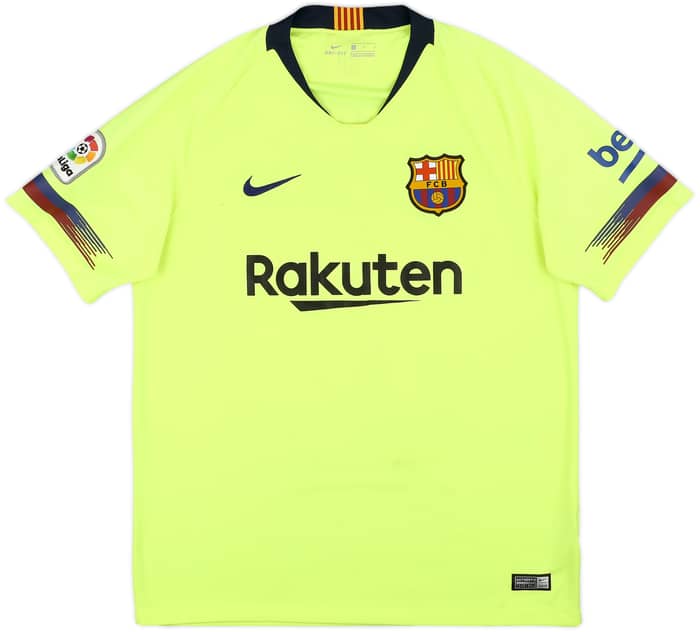 2018-19 Barcelona Away Shirt Messi #10 - 7/10 - (L)