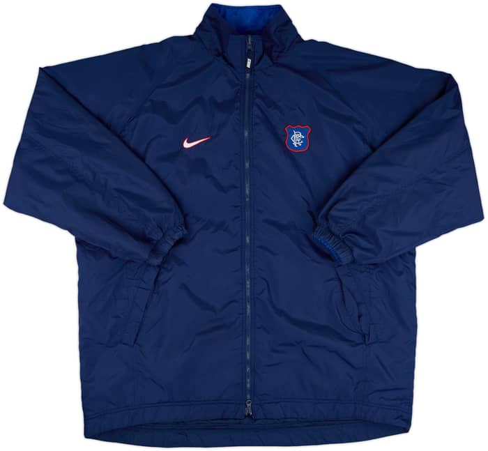 1997-98 Rangers Nike Reversible Padded Bench Coat - 7/10 - (XXL)
