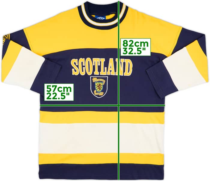 1993-94 Scotland Umbro Sweat Top - 9/10 - (M)