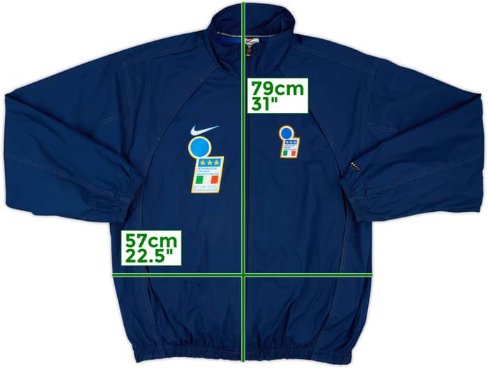 1998-99 Italy Nike 'Coaching School' Track Jacket - 8/10 - (M)