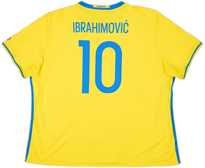 2016-17 Sweden Home Shirt Ibrahimovic #10 - 10/10 - (3XL)