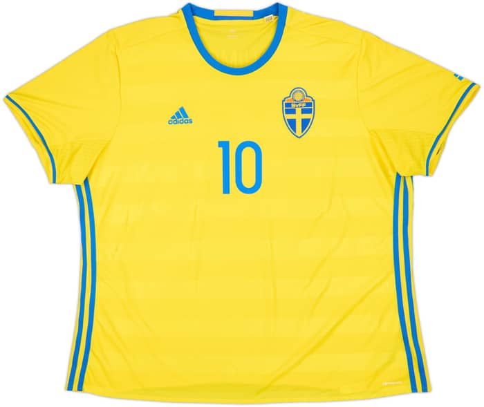 2016-17 Sweden Home Shirt Ibrahimovic #10 - 10/10 - (3XL)