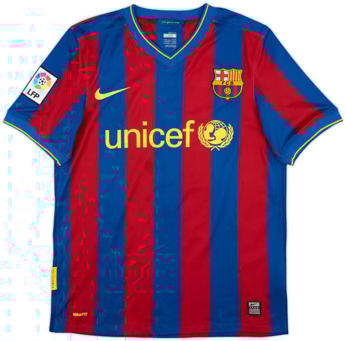 2009-10 Barcelona Home Shirt Messi #10 - 7/10 - (S)