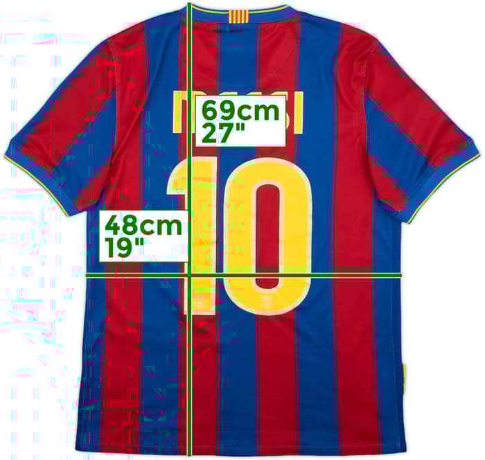 2009-10 Barcelona Home Shirt Messi #10 - 7/10 - (S)