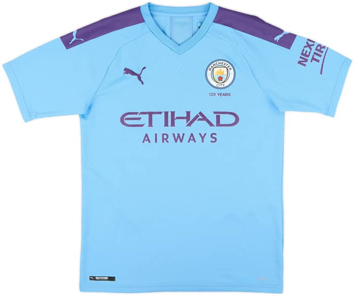 2019-20 Manchester City Home Shirt De Bruyne #17 - 8/10 - (S)