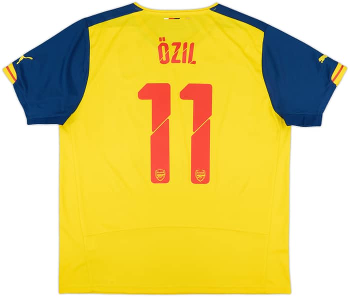 2014-15 Arsenal Away Shirt Ozil #11 - 7/10 - (XL)