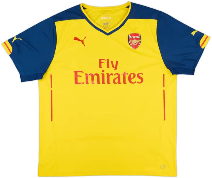 2014-15 Arsenal Away Shirt Ozil #11 - 7/10 - (XL)