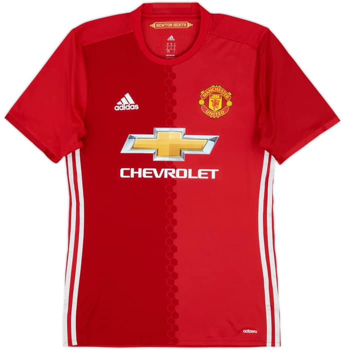 2016-17 Manchester United Authentic Home Shirt Rooney #10 - 8/10 - (M)