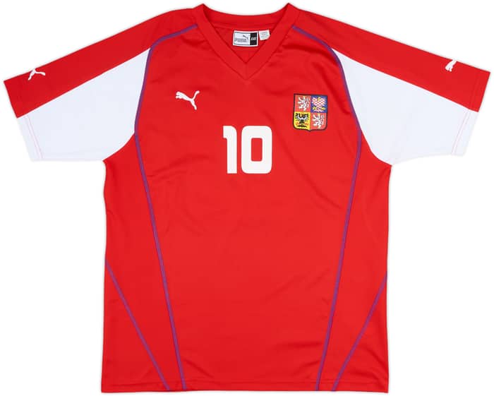 2004-05 Czech Republic Basic Home Shirt Rosicky #10 - 9/10 - (XXL)