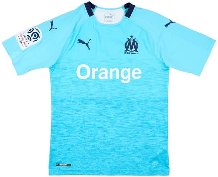 2018-19 Olympique Marseille Third Shirt L. Gustavo #19 - 9/10 - (S)