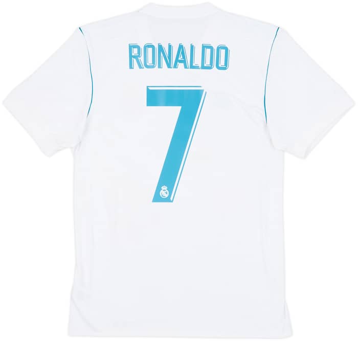 2017-18 Real Madrid Home Shirt Ronaldo #7 - 8/10 - (S)