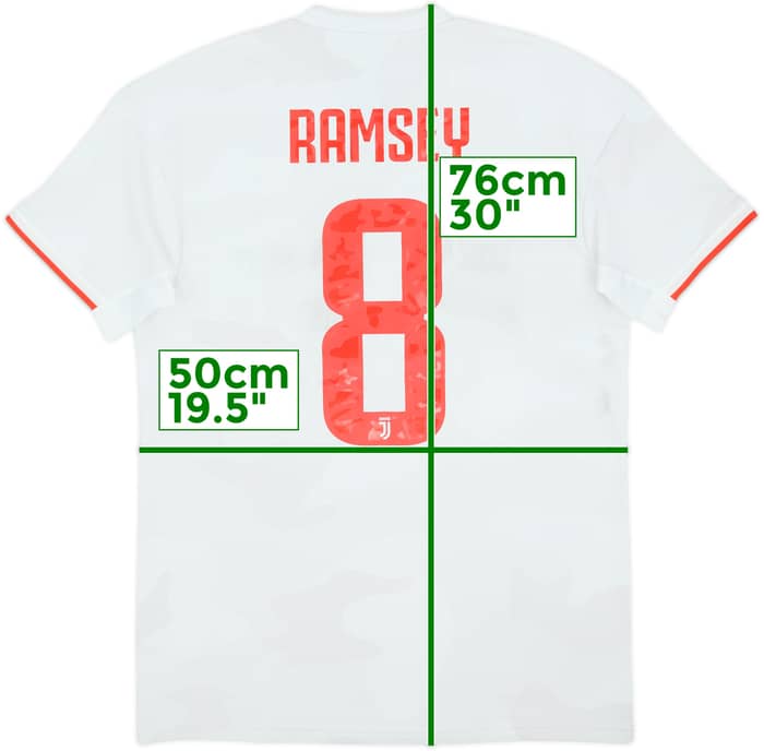 2019-20 Juventus Away Shirt Ramsey #8 - 8/10 - (M)