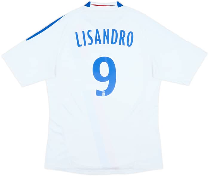2010-11 Lyon Home Shirt Lisandro #9 - 8/10 - (L)
