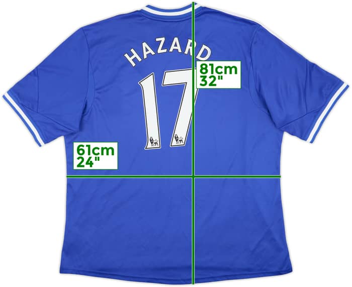 2013-14 Chelsea Home Shirt Hazard #17 - 8/10 - (XXL)