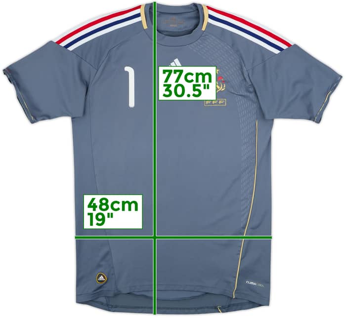 2009-10 France GK S/S Shirt #1 - 4/10 - (S)