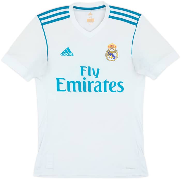 2017-18 Real Madrid Home Shirt - 4/10 - (XS)
