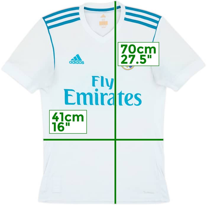 2017-18 Real Madrid Home Shirt - 4/10 - (XS)