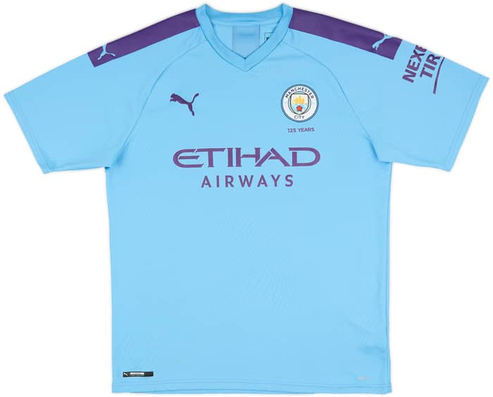 2019-20 Manchester City Home Shirt De Bruyne #17 - 8/10 - (L)