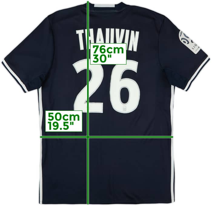 2016-17 Olympique Marseille Away Shirt Thauvin #26 - 8/10 - (M)