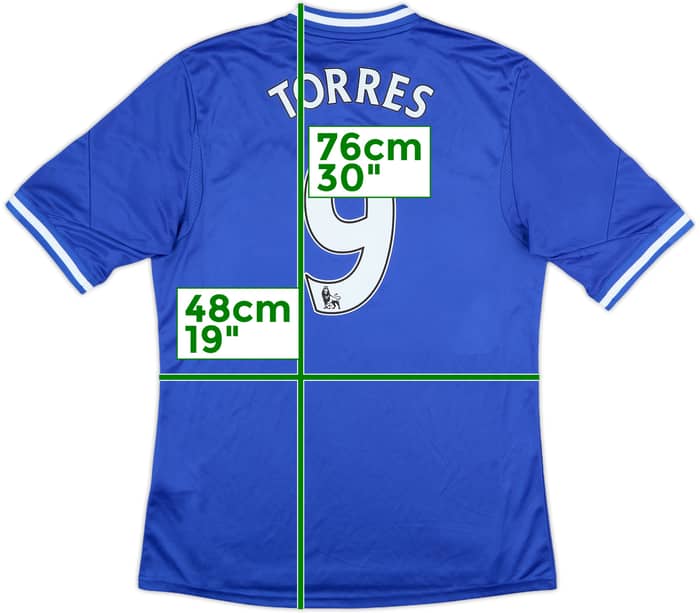 2013-14 Chelsea Home Shirt Torres #9 - 7/10 - (M)