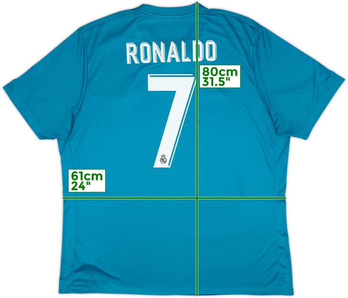2017-18 Real Madrid Third Shirt Ronaldo #7 - 10/10 - (XXL)