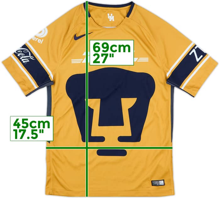 2017-18 UNAM Pumas Third Shirt - 10/10 - (S)