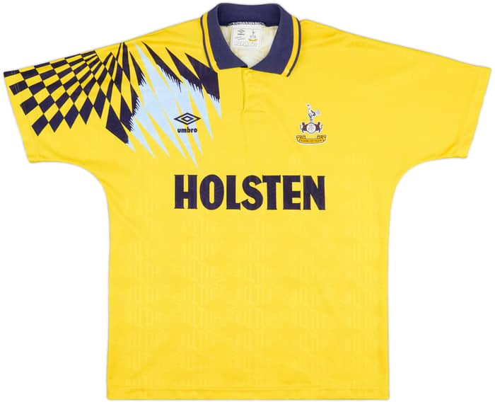 1991-95 Tottenham Away Shirt Sheringham #10 - 10/10 - (L)