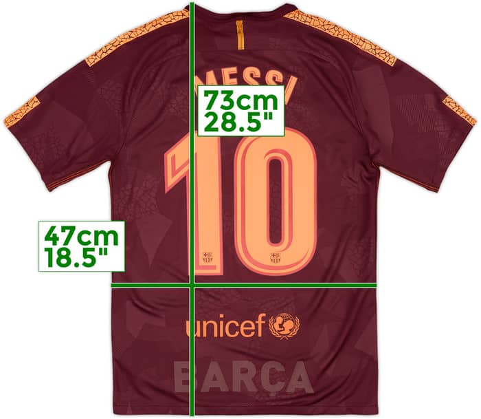 2017-18 Barcelona Third Shirt Messi #10 - 10/10 - (S)