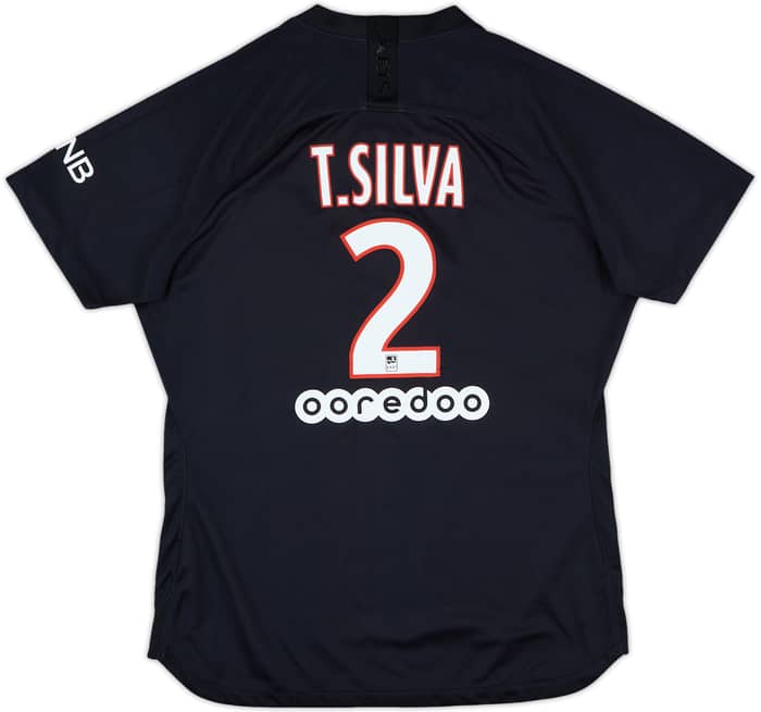 2014-15 Paris Saint-Germain Home Shirt T.Silva #2 - 10/10 - (Women's L)