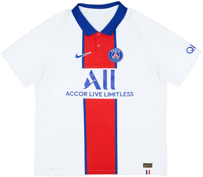 2020-21 Paris Saint-Germain Authentic Away Shirt Marquinhos #5 - 10/10 - (XL)