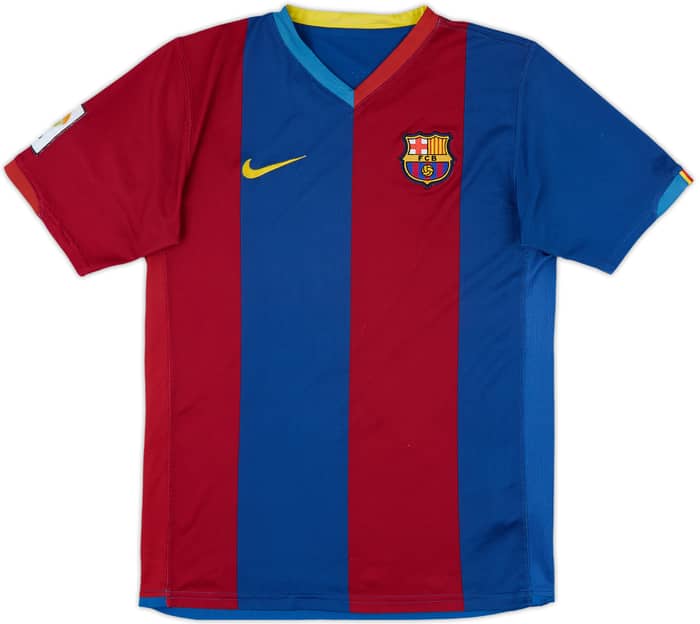 2006-07 Barcelona Home Shirt Messi #19 - 9/10 - (11-12 Years)